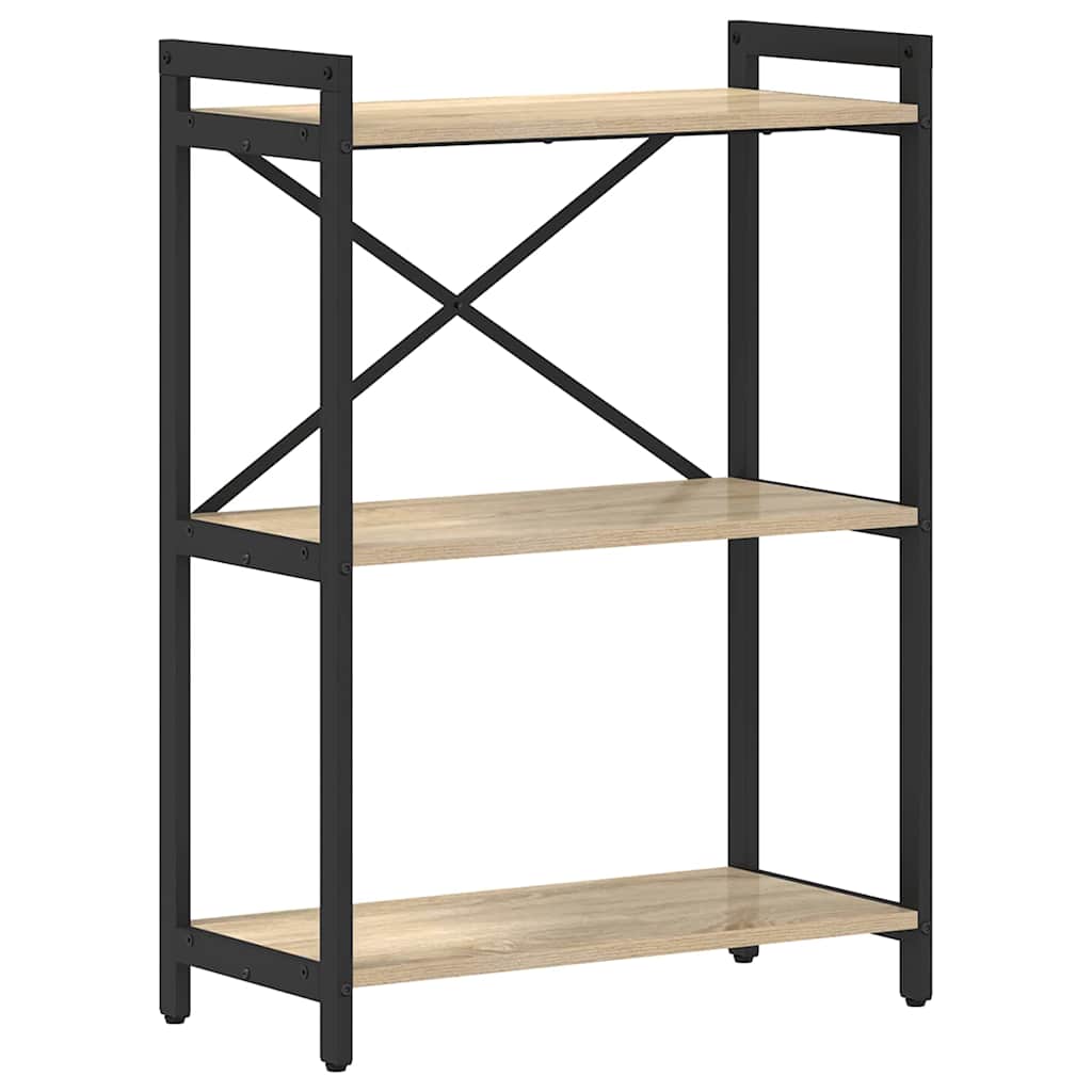 Bokhylle Sonoma eik 60 x 30 x 85 cm Konstruert tre