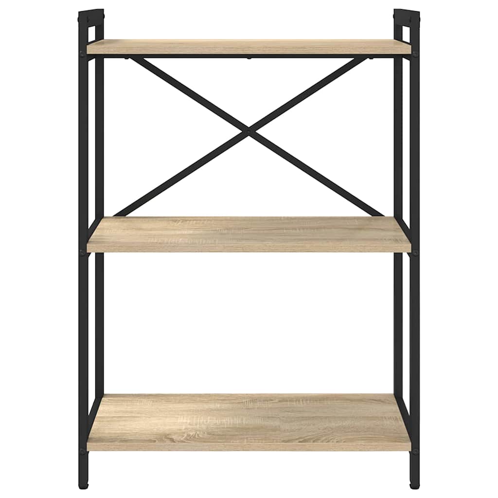 Bokhylle Sonoma eik 60 x 30 x 85 cm Konstruert tre