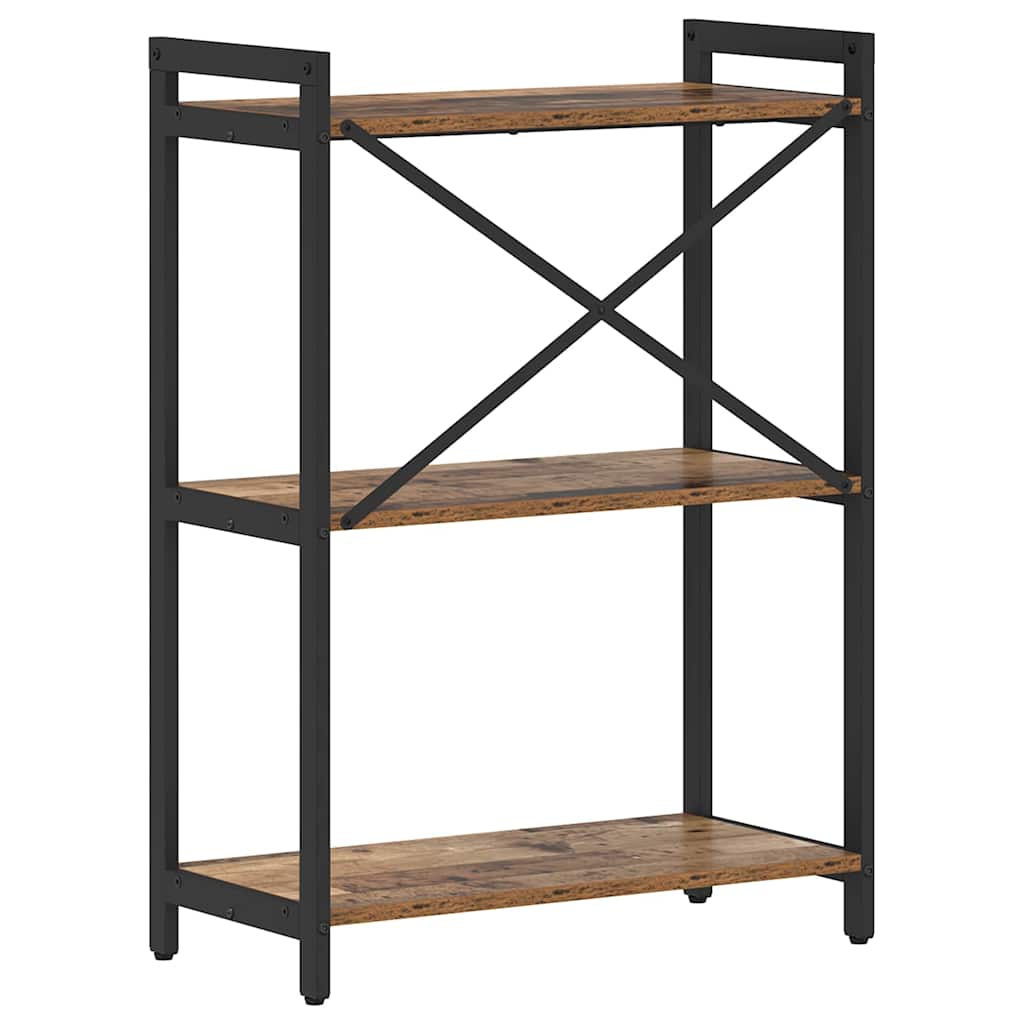 Bokhylle Gammelt tre 60 x 30 x 85 cm Konstruert tre