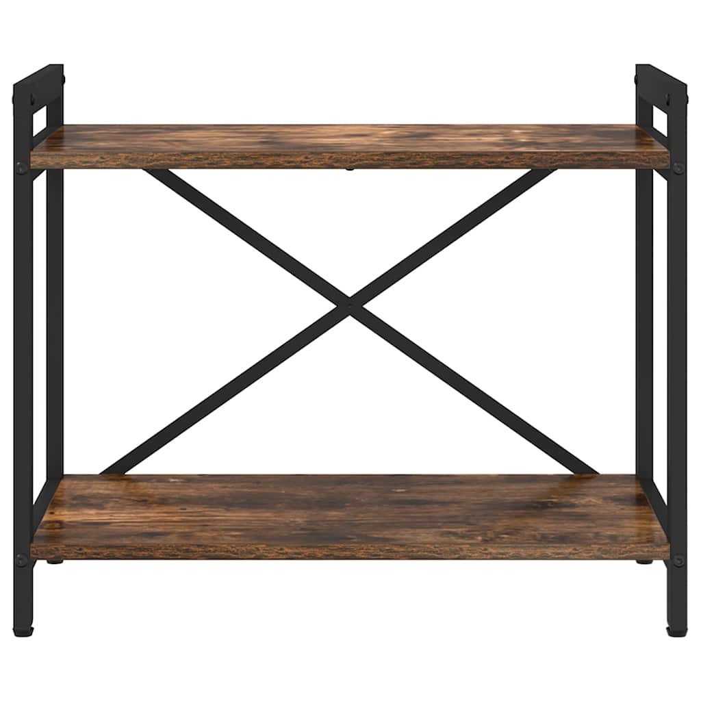 Bokhylle Røkt eik 60 x 30 x 50 cm Konstruert tre