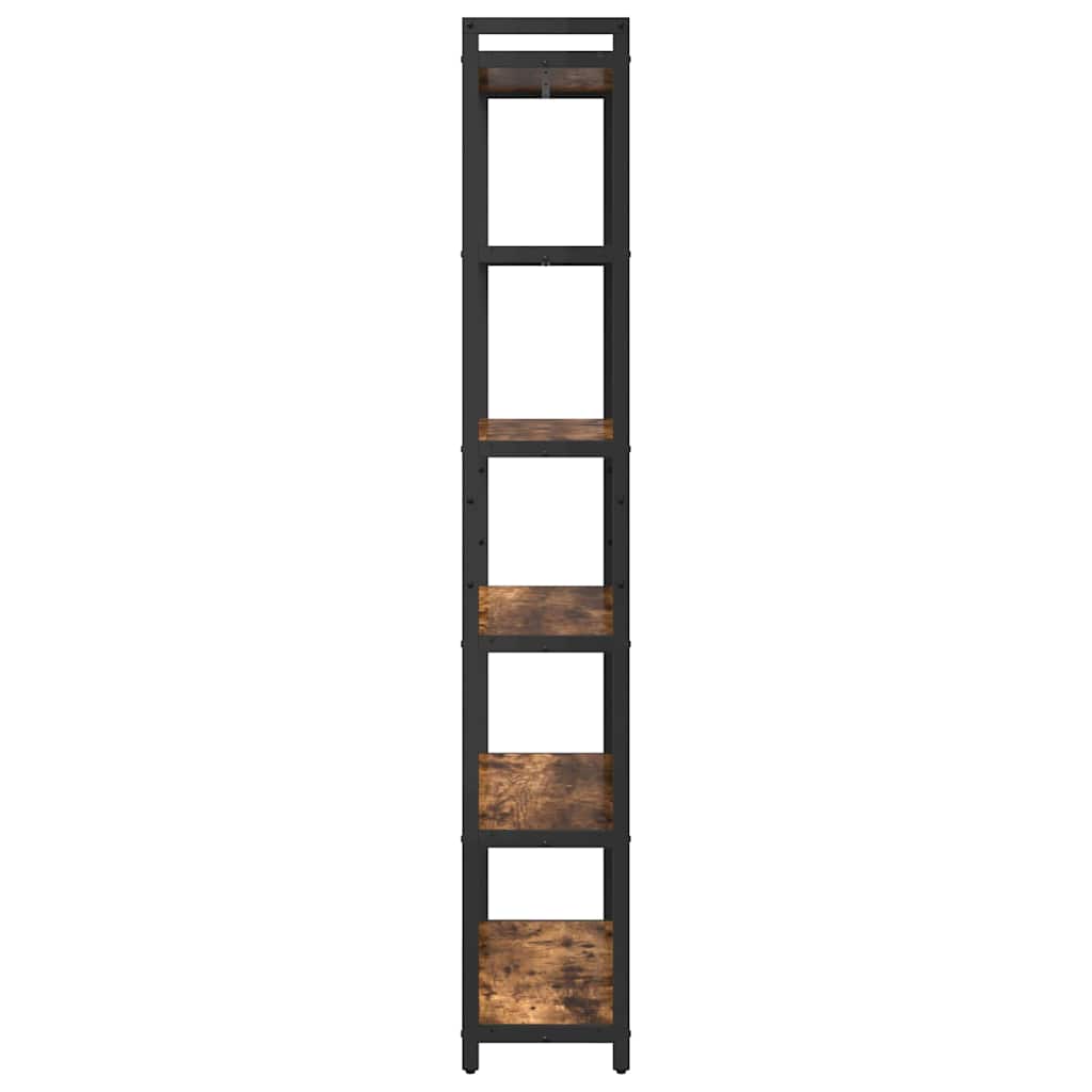 Bokhylle Røkt eik 80 x 30 x 189,5 cm Konstruert tre