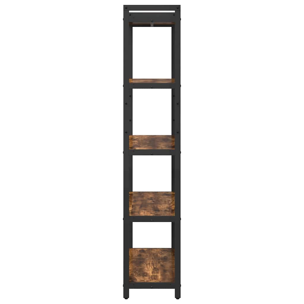 Bokhylle Røkt eik 80 x 30 x 155 cm Konstruert tre