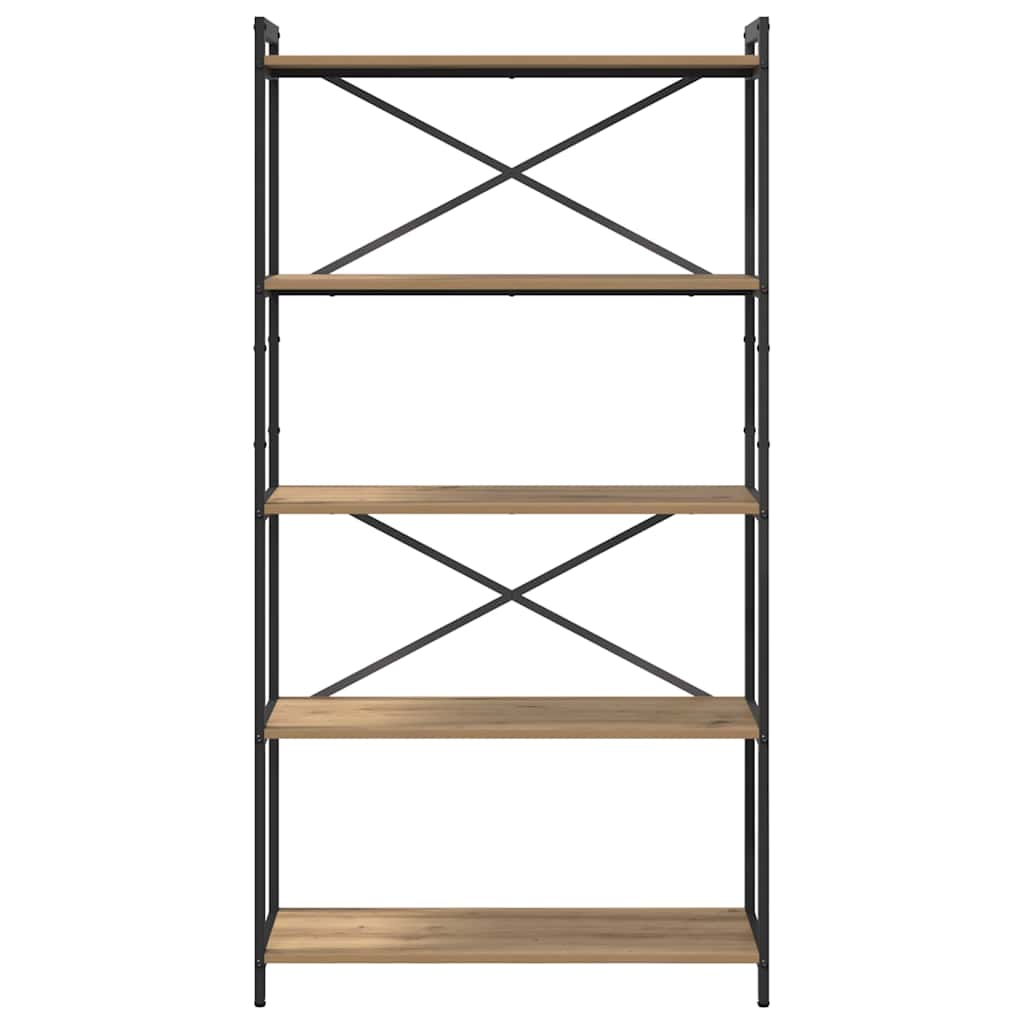 Bokhylle Artisan Eik 80 x 30 x 155 cm Konstruert tre