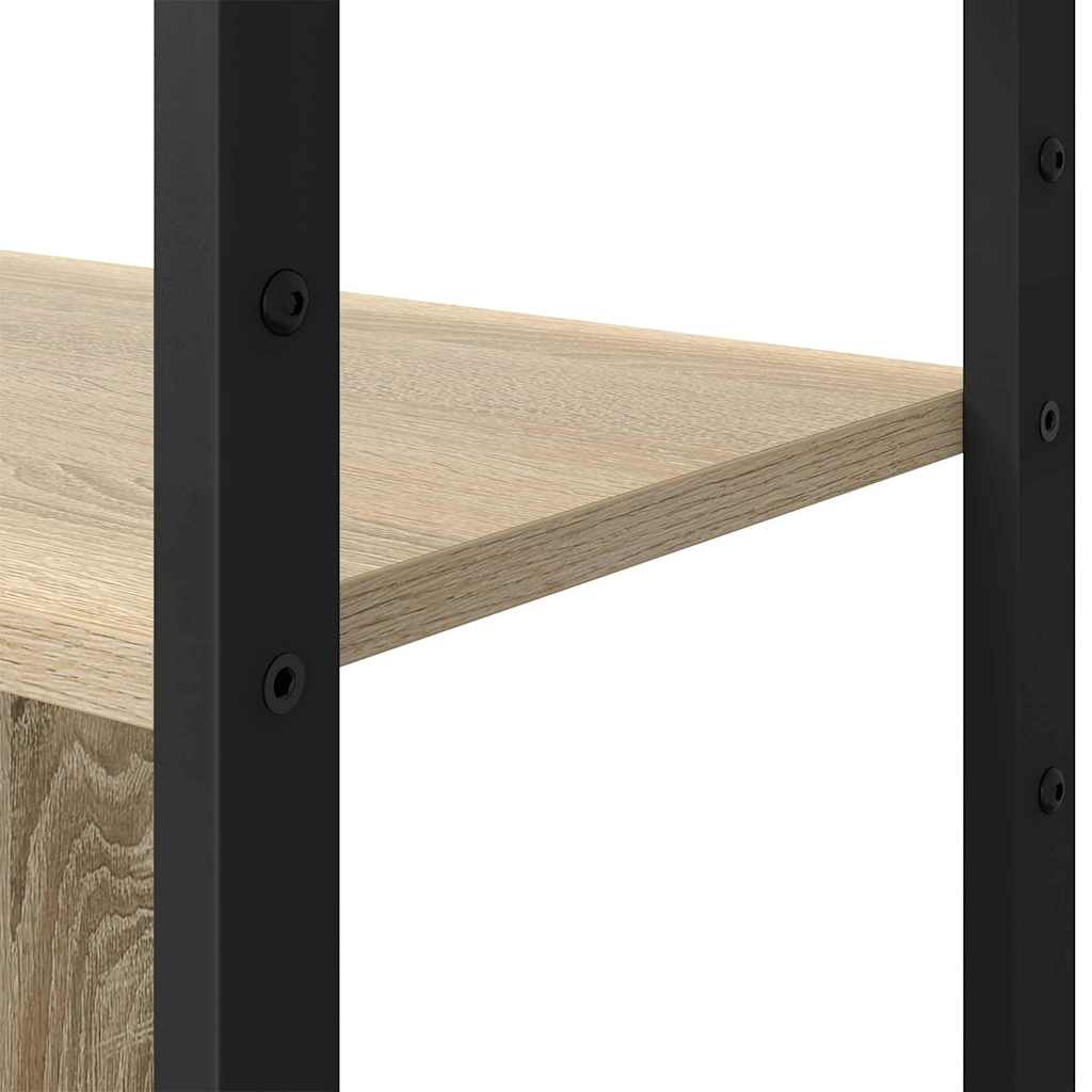 Bokhylle Sonoma eik 80 x 30 x 155,5 cm Konstruert tre