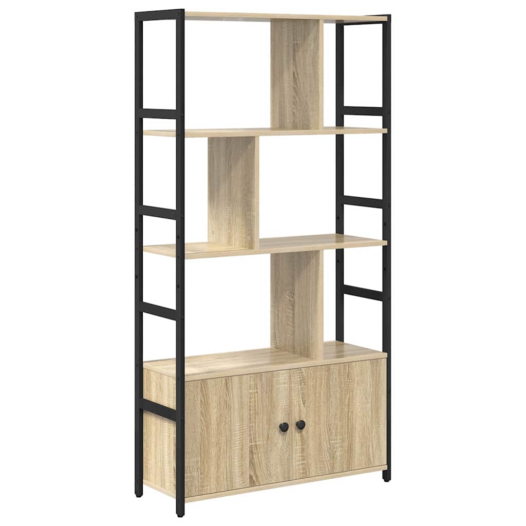 Bokhylle Sonoma eik 80 x 30 x 155,5 cm Konstruert tre