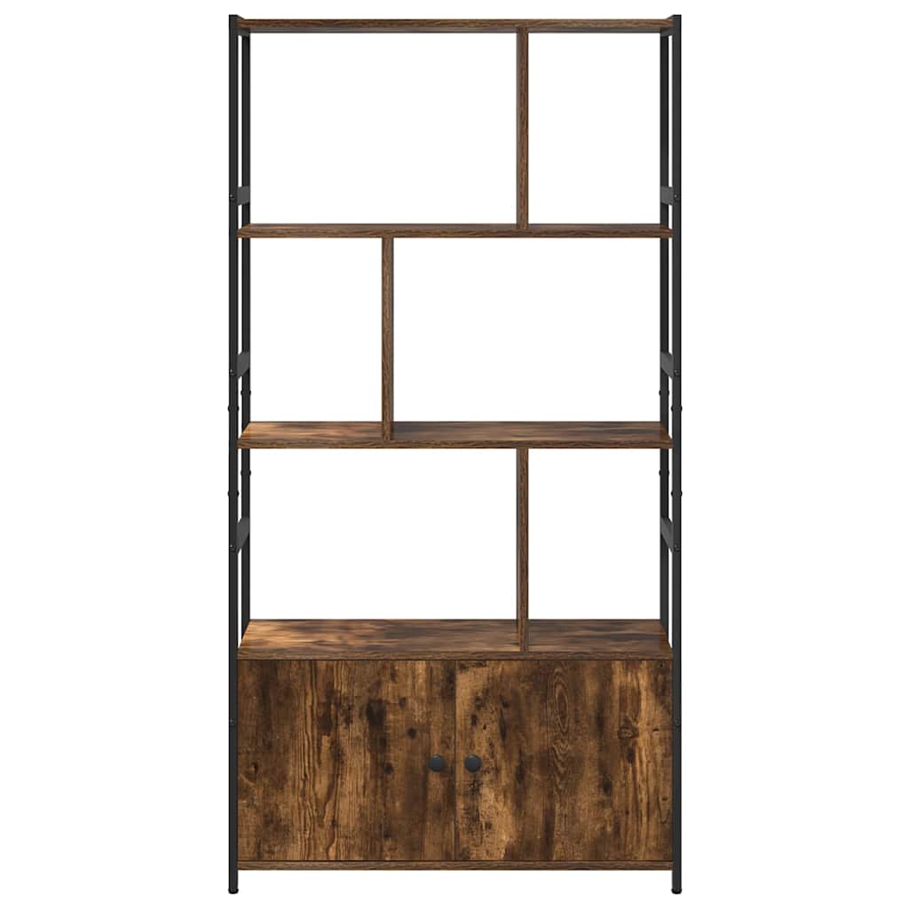 Bokhylle Røkt eik 80 x 30 x 155,5 cm Konstruert tre