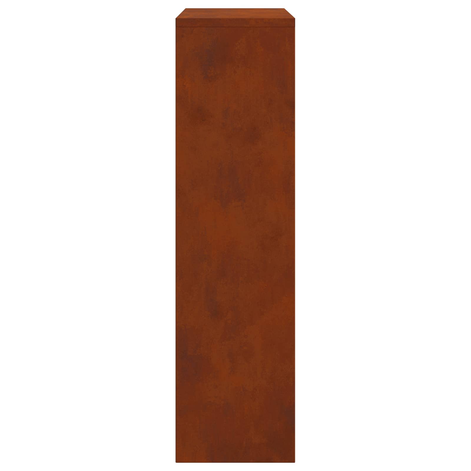 Pakkeinnkast med lagring Rusten 44 x 22 x 82 cm Cortenstål vidaXL