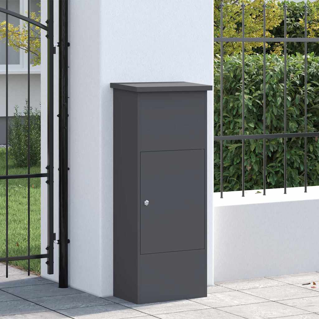 Pakkeinnkast Antrasitt 44.5 x 29 x 110.5 cm Stål