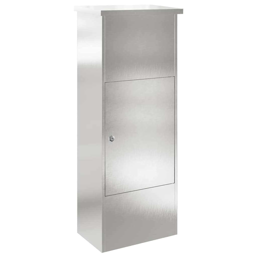 Pakkeinnkast Svart 44.5 x 29 x 110.5 cm Rustfritt stål