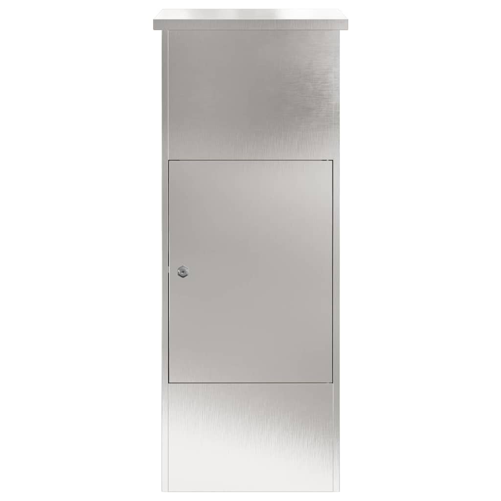 Pakkeinnkast Svart 44.5 x 29 x 110.5 cm Rustfritt stål