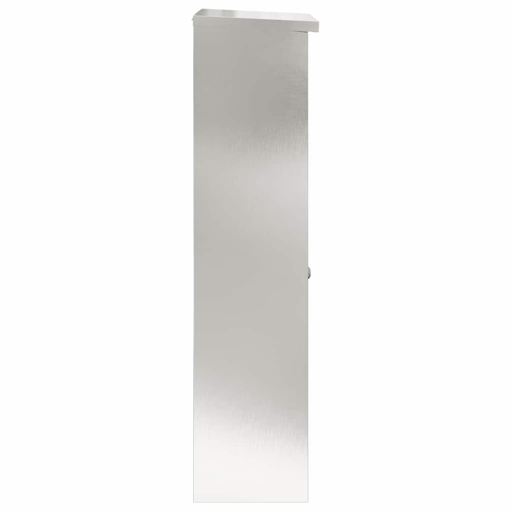 Pakkeinnkast Svart 44.5 x 29 x 110.5 cm Rustfritt stål