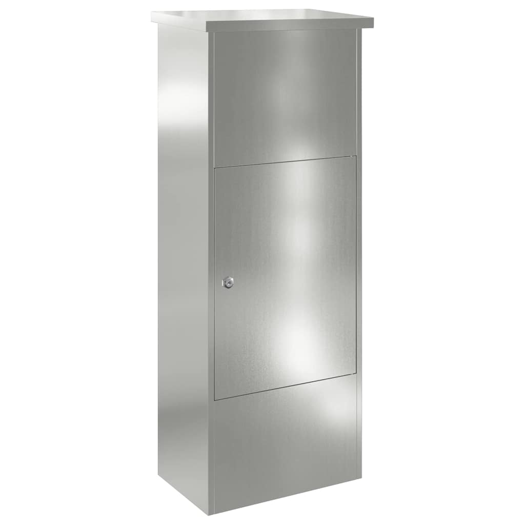 Pakkeinnkast Svart 44,5 x 29 x 110,5 cm Galvanisert Stål vidaXL