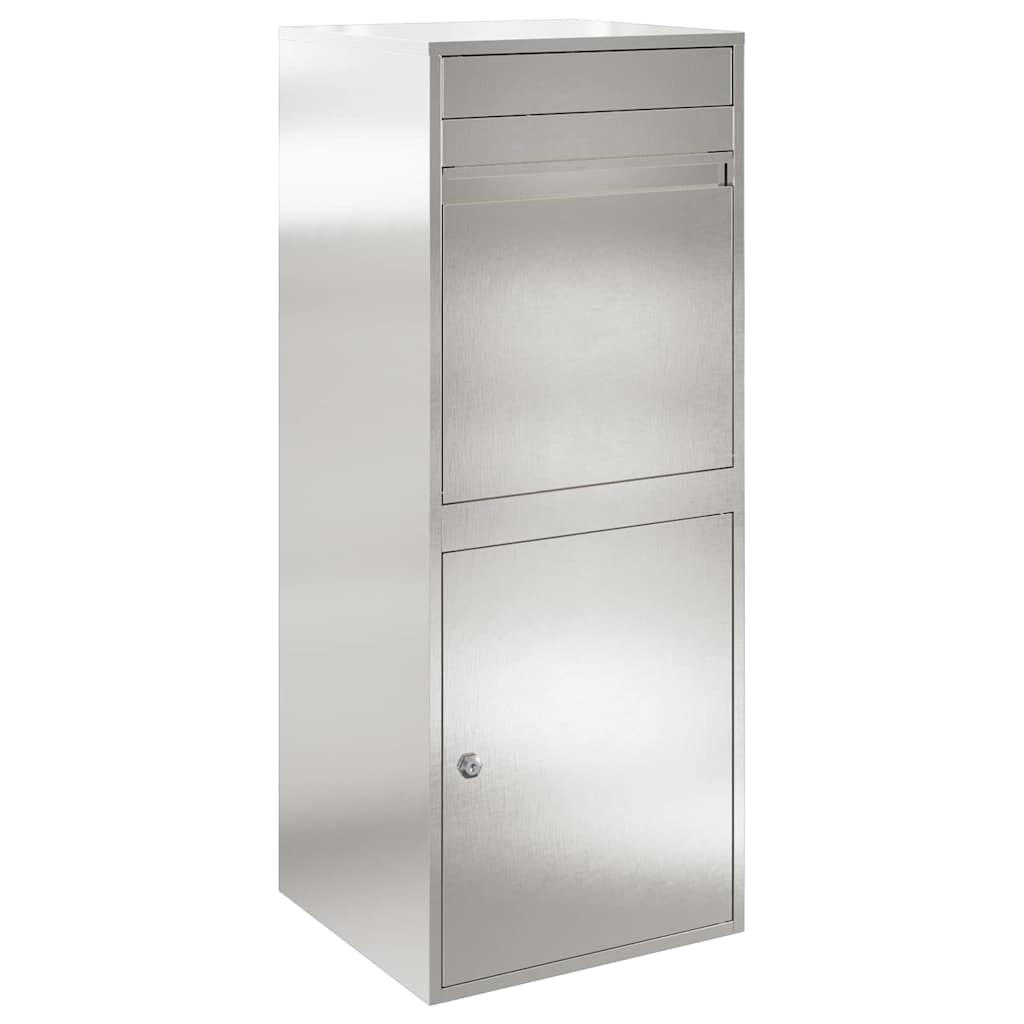 Pakkeinnkast Svart 41 x 38 x 103 cm Rustfritt stål