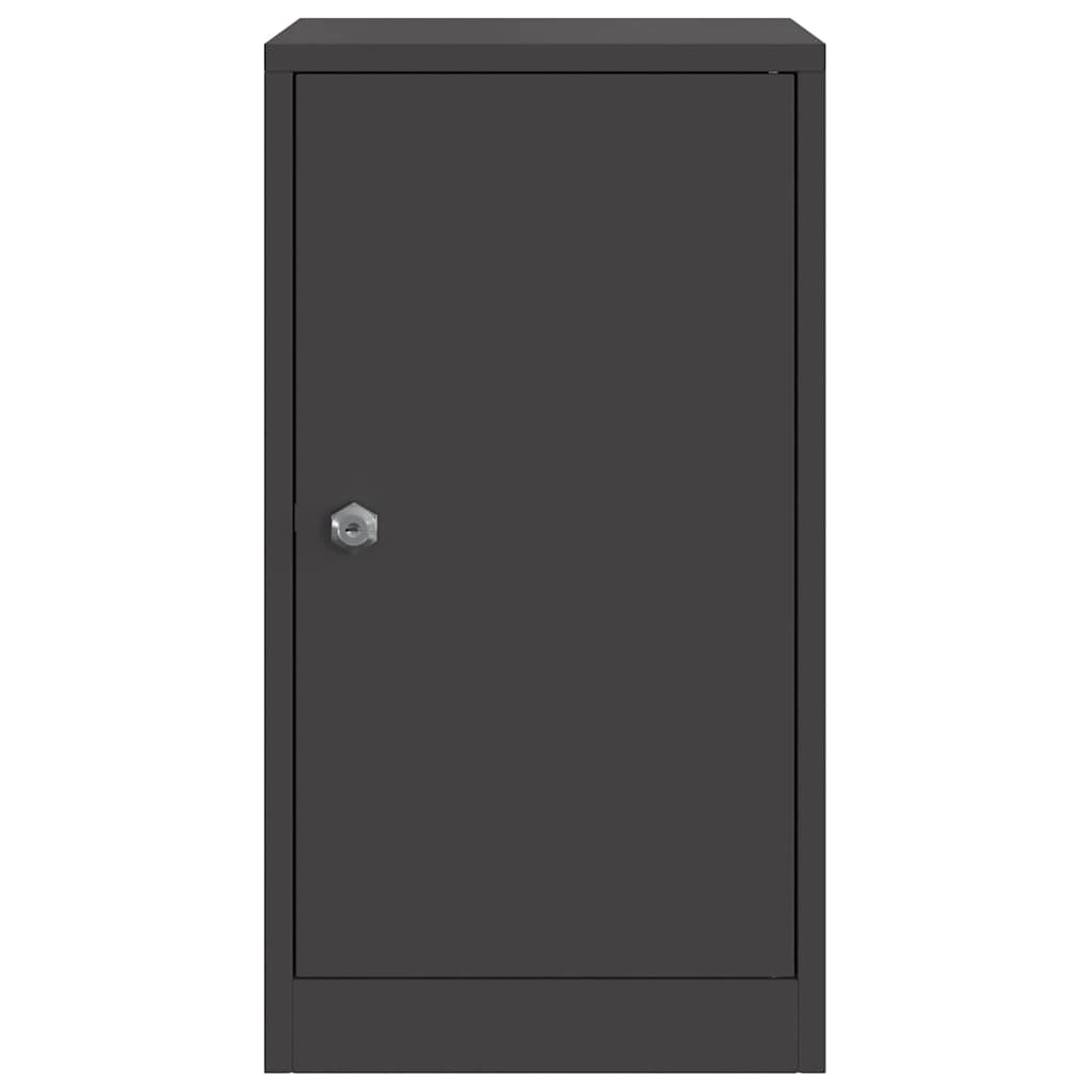 postkasse Svart 30 x 23 x 55 cm Stål