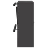 postkasse Svart 30 x 23 x 55 cm Stål