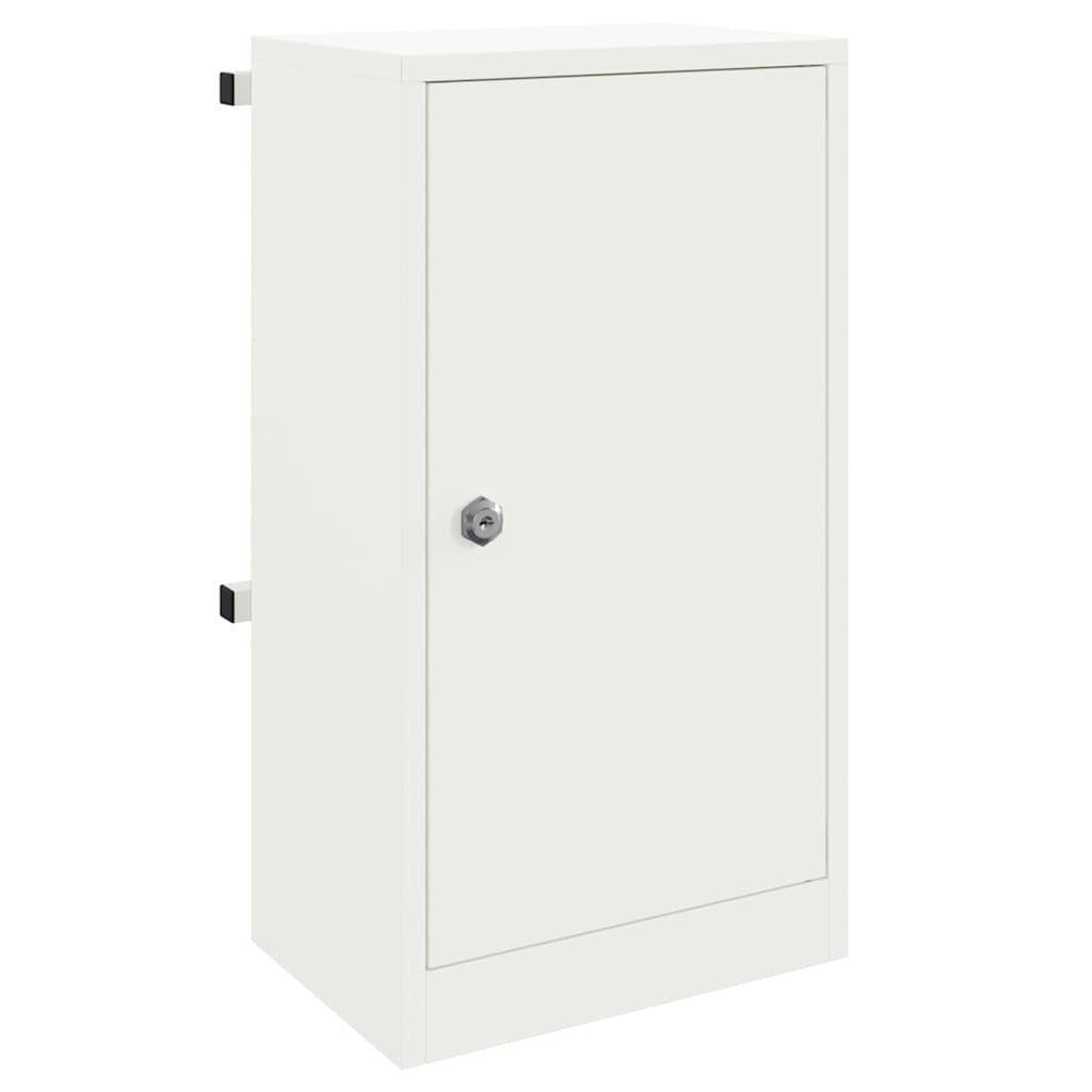 postkasse Hvit 30 x 23 x 55 cm Stål