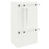postkasse Hvit 30 x 23 x 55 cm Stål