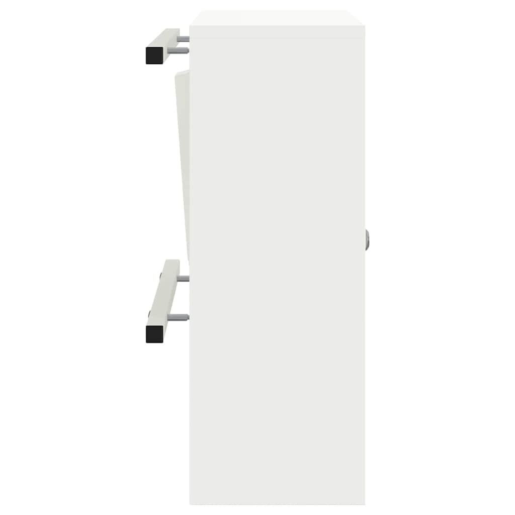 postkasse Hvit 30 x 23 x 55 cm Stål