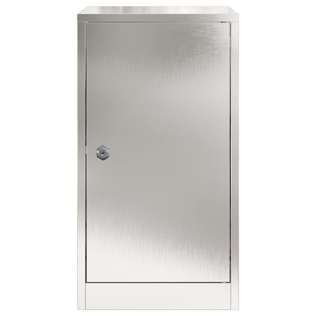 postkasse Svart 30 x 23 x 55 cm Rustfritt stål