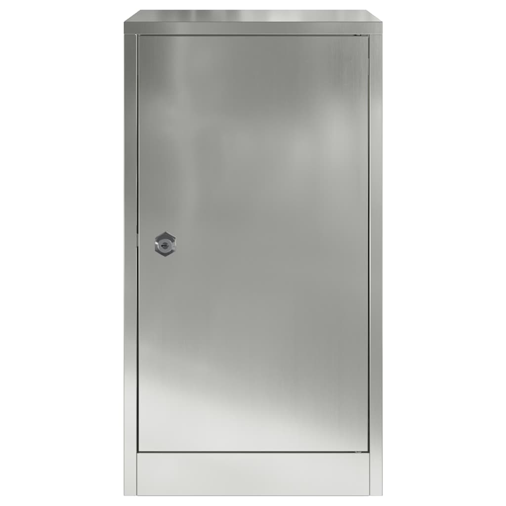 postkasse Svart 30 x 23 x 55 cm Galvanisert stål