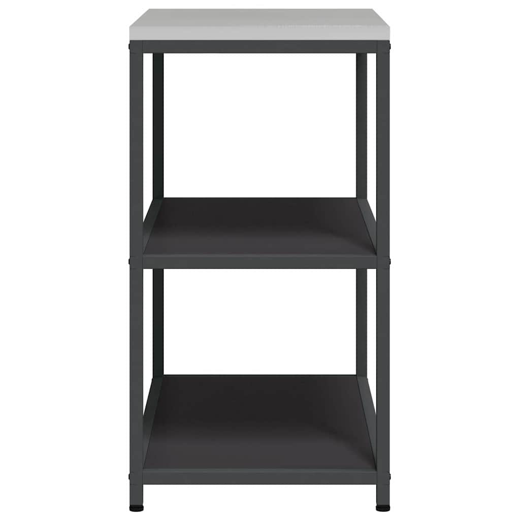 Kjøkkenoppbevaring HATTEM Svart 90 x 50 x 92 cm Stål