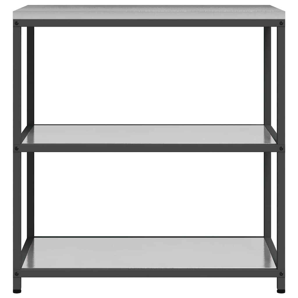 Kjøkkenoppbevaring HATTEM Sølv 90 x 50 x 92 cm Stål