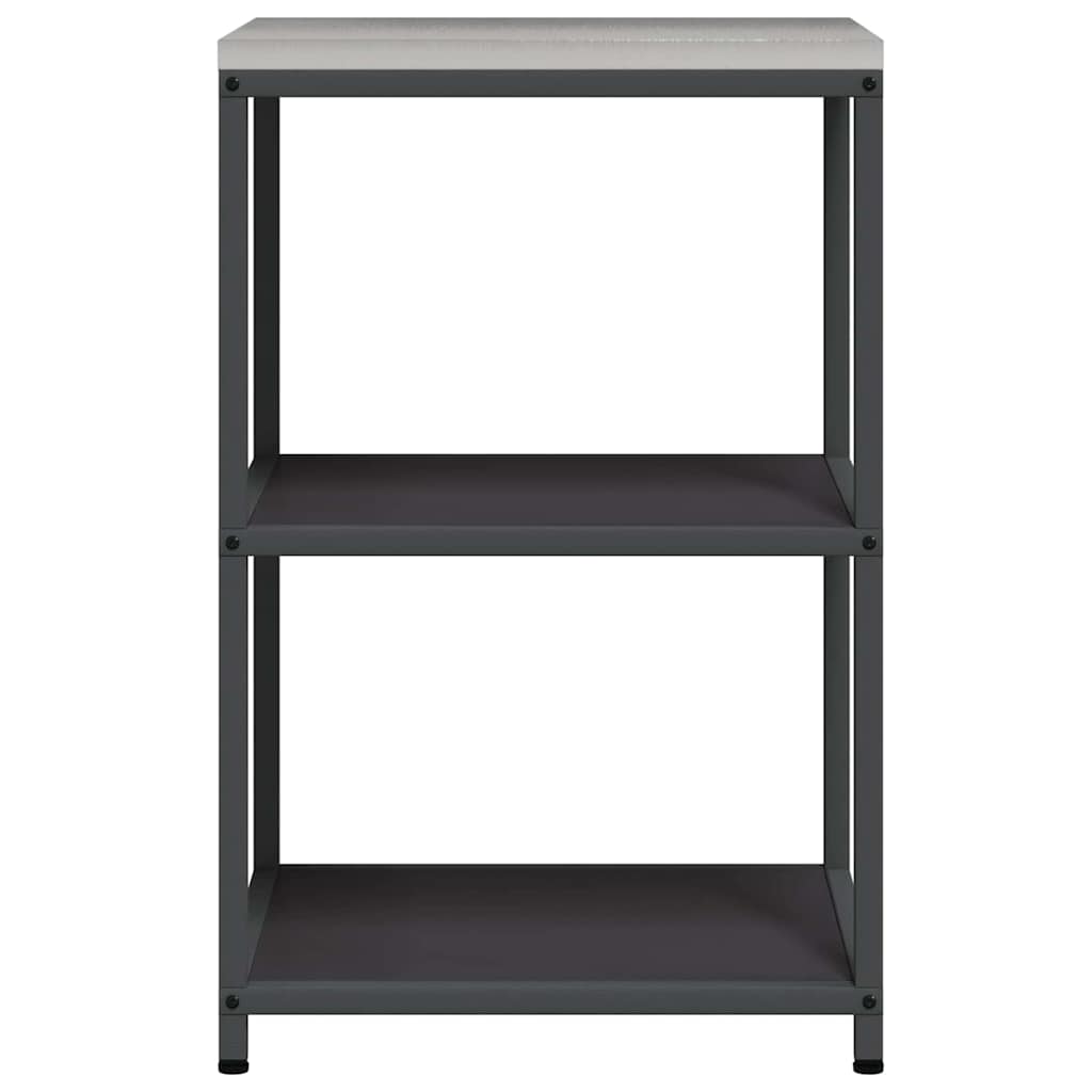 Kjøkkenoppbevaring HATTEM Svart 60 x 50 x 92 cm Stål
