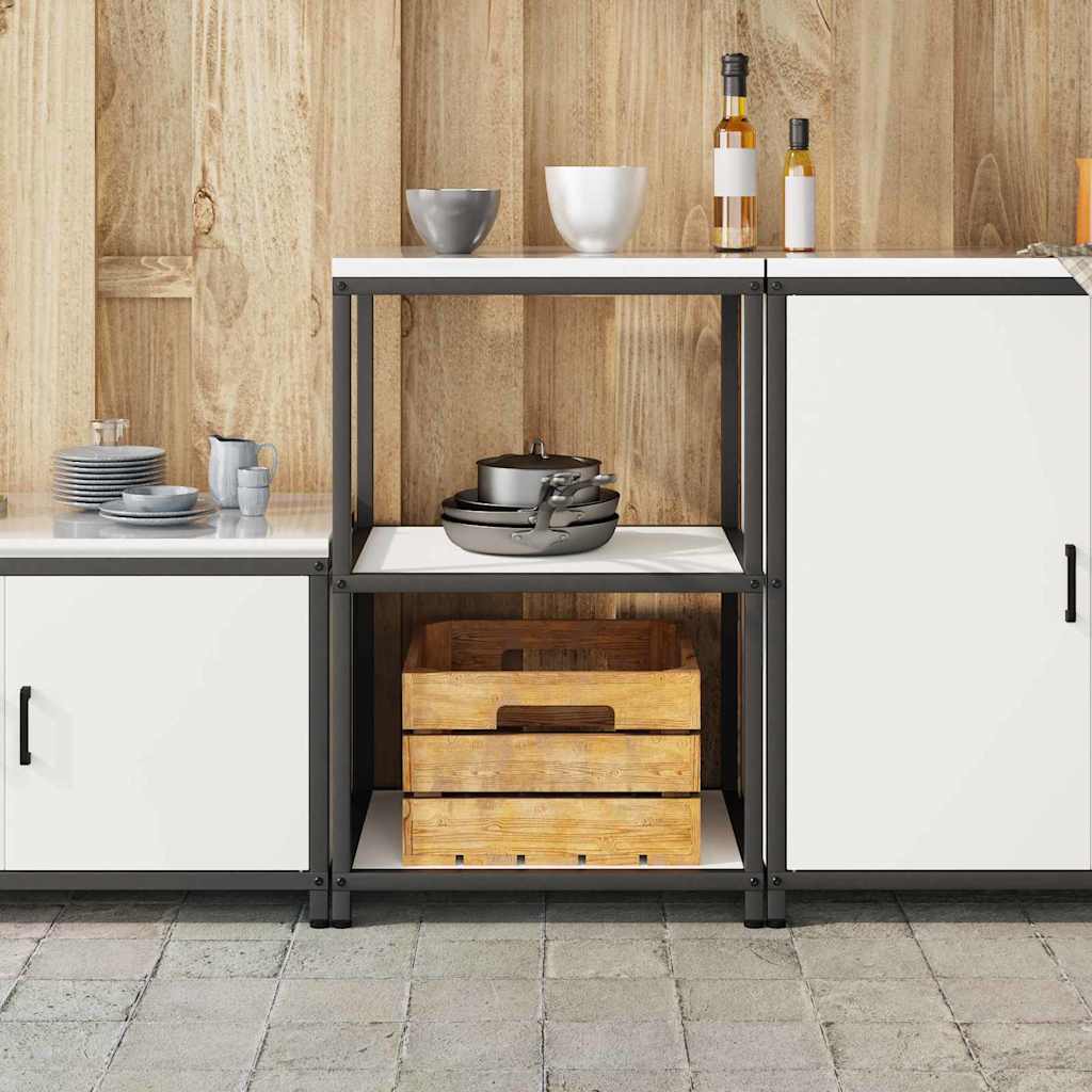 Kjøkkenoppbevaring HATTEM Hvit 60 x 50 x 92 cm Stål