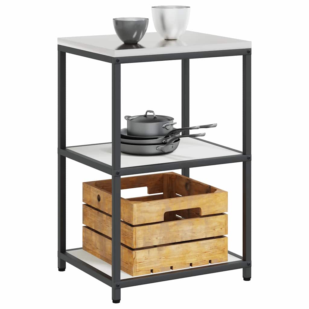 Kjøkkenoppbevaring HATTEM Hvit 60 x 50 x 92 cm Stål