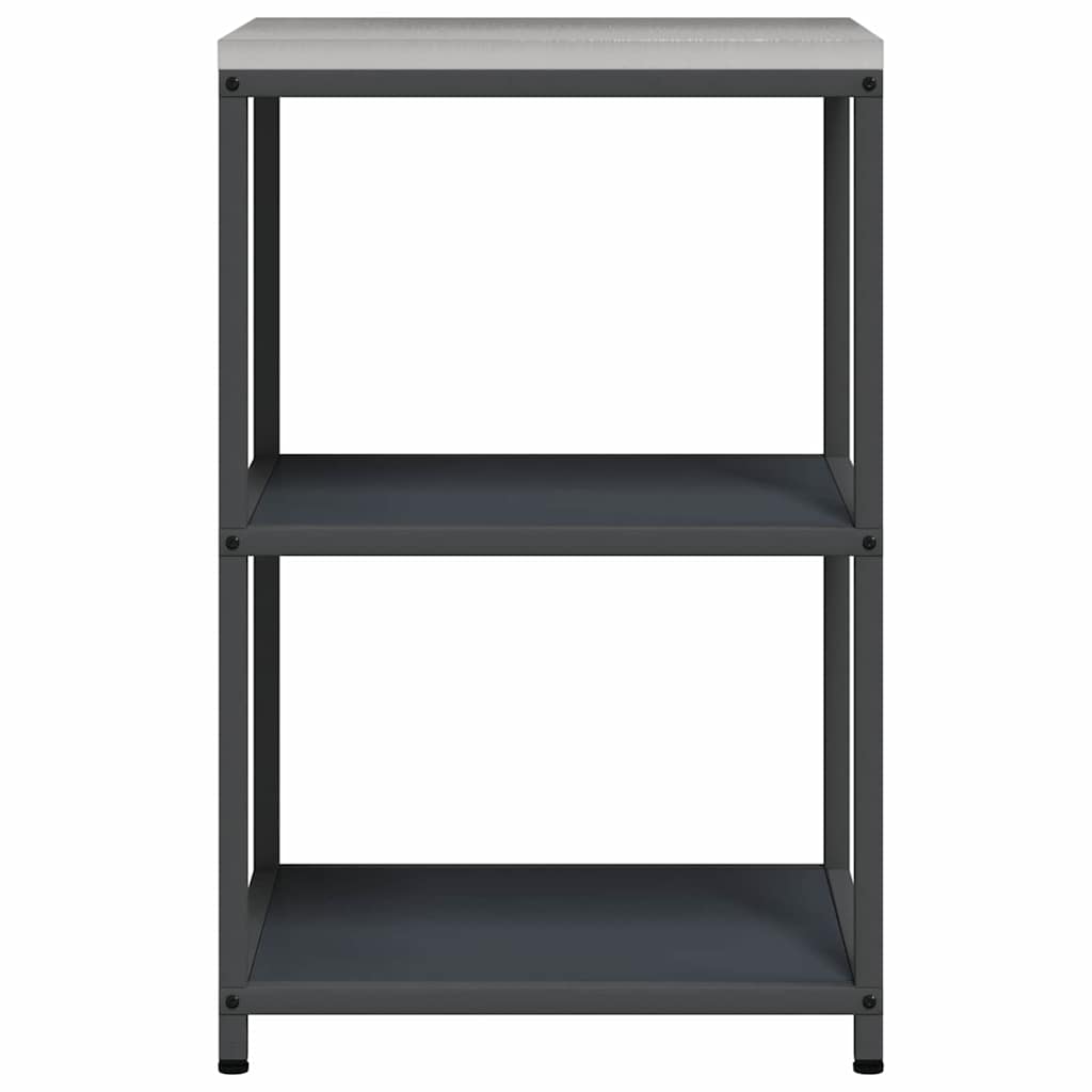 Kjøkkenoppbevaring HATTEM Antrasitt 60 x 50 x 92 cm Stål