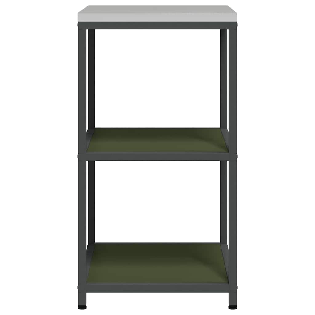 Kjøkkenoppbevaring HATTEM Olivengrønn 60 x 50 x 92 cm Stål