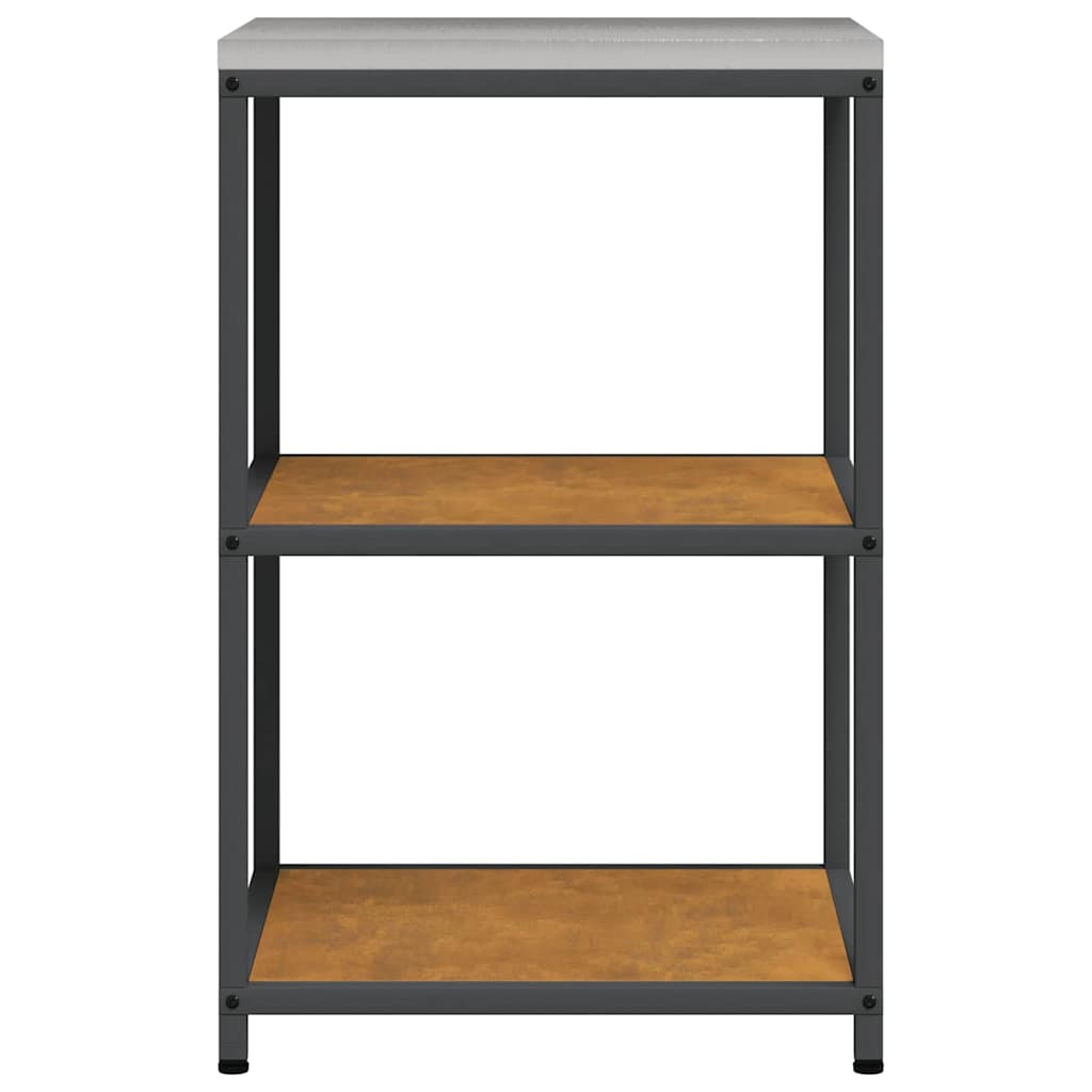 Kjøkkenoppbevaring HATTEM Rusten 60 x 50 x 92 cm Stål