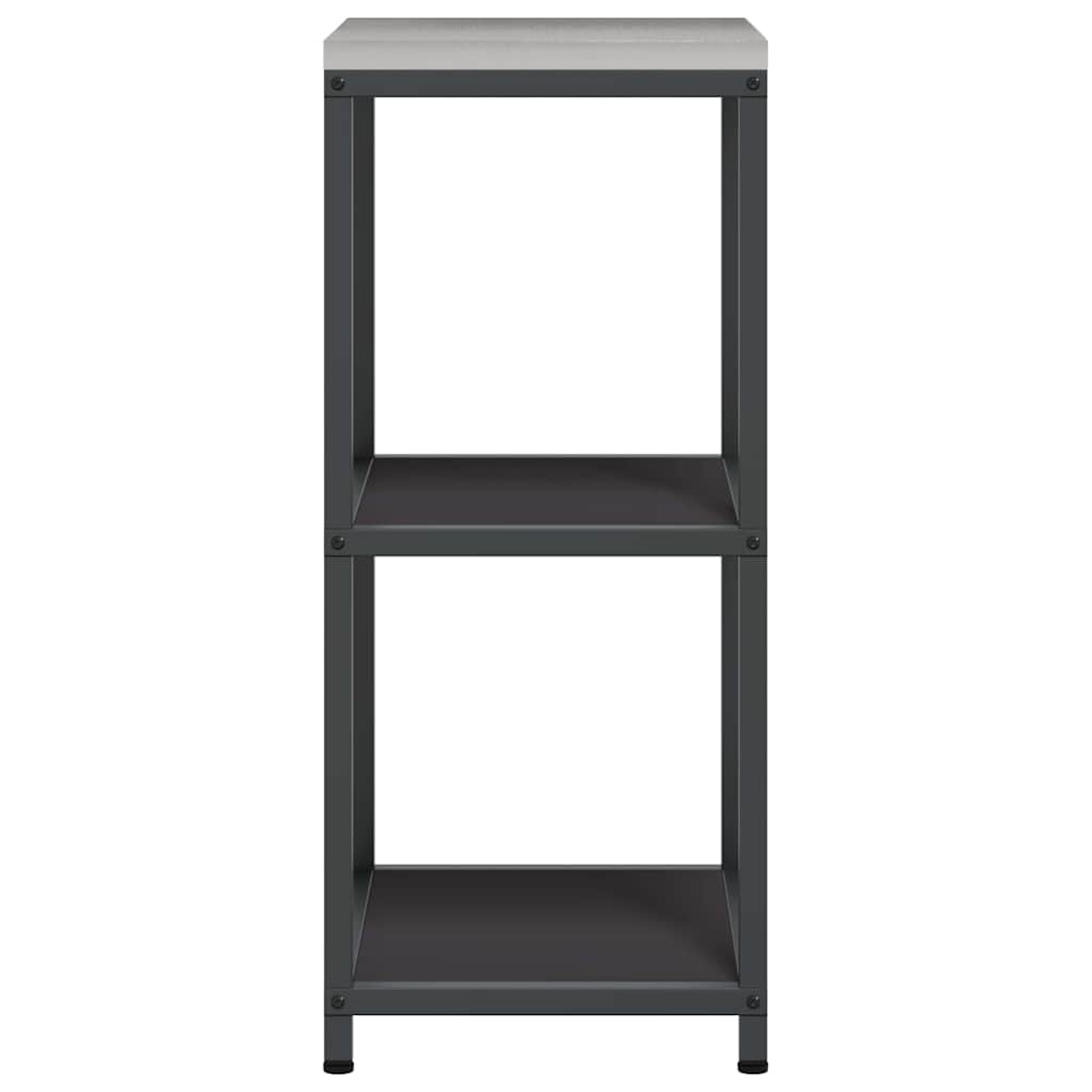 Kjøkkenoppbevaring HATTEM Svart 40 x 50 x 92 cm Stål