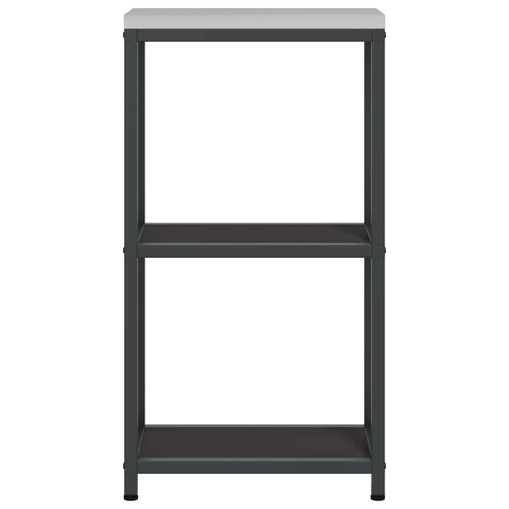 Kjøkkenoppbevaring HATTEM Svart 30 x 50 x 92 cm Stål