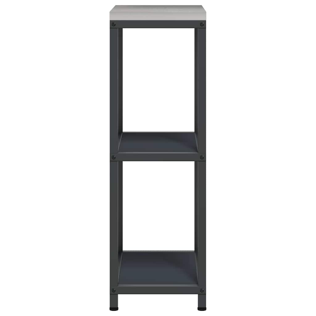 Kjøkkenoppbevaring HATTEM Antrasitt 30 x 50 x 92 cm Stål
