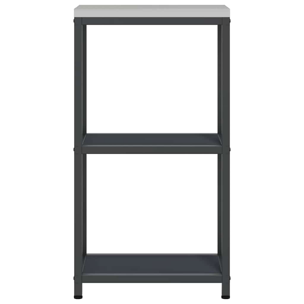 Kjøkkenoppbevaring HATTEM Antrasitt 30 x 50 x 92 cm Stål
