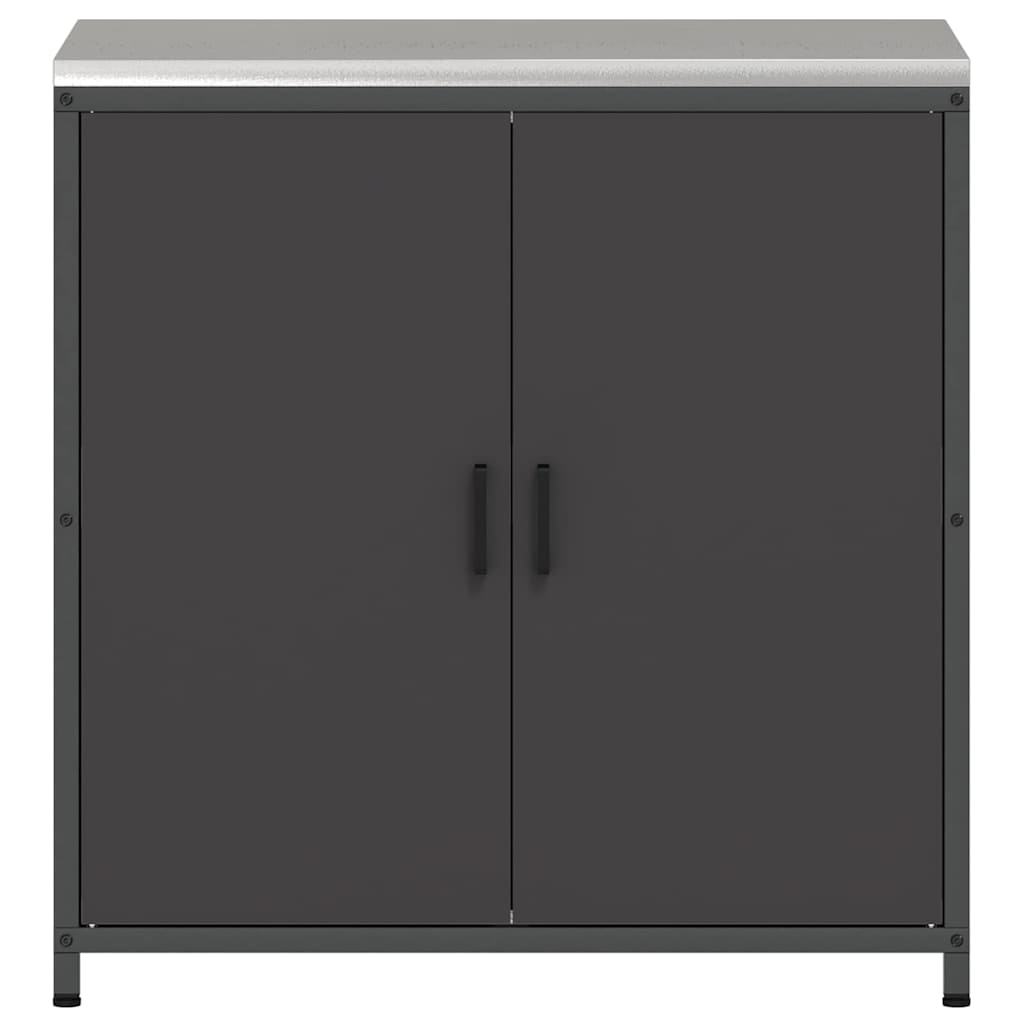 Kjøkkenoppbevaring HATTEM Svart 90 x 50 x 92 cm Stål