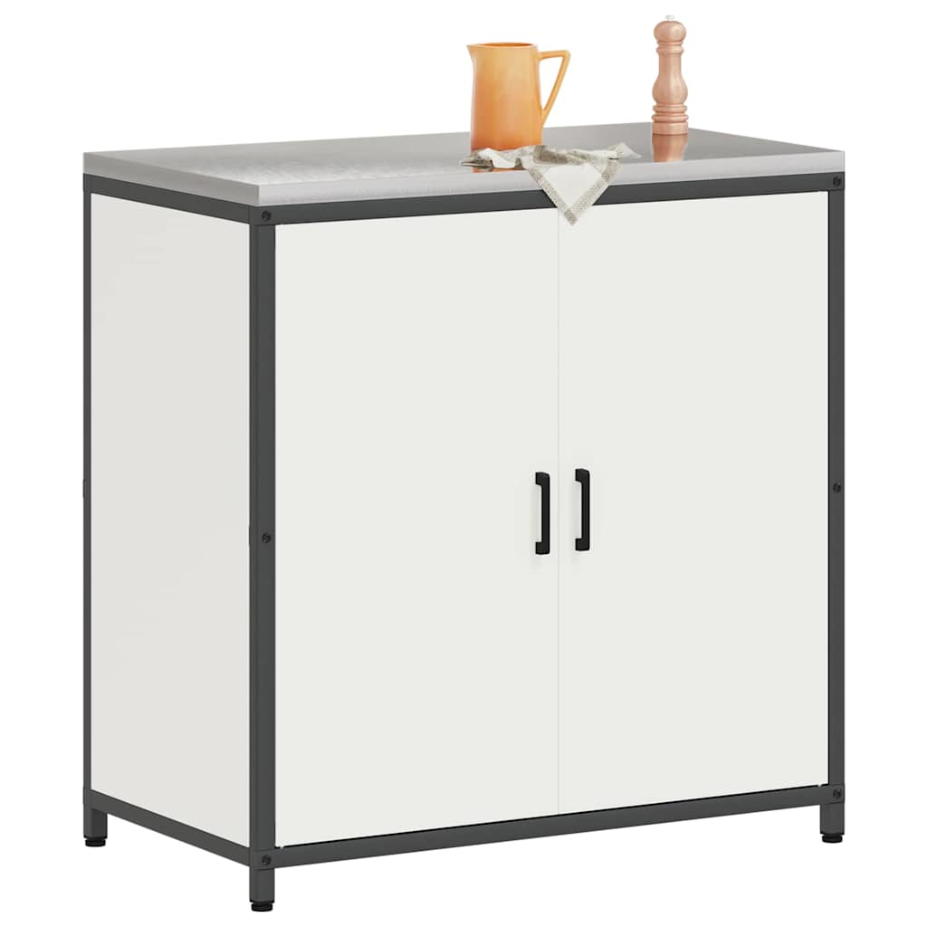 Kjøkkenoppbevaring HATTEM Hvit 90 x 50 x 92 cm Stål