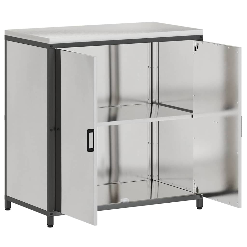 Kjøkkenoppbevaring HATTEM Sølv 90 x 50 x 92 cm Stål