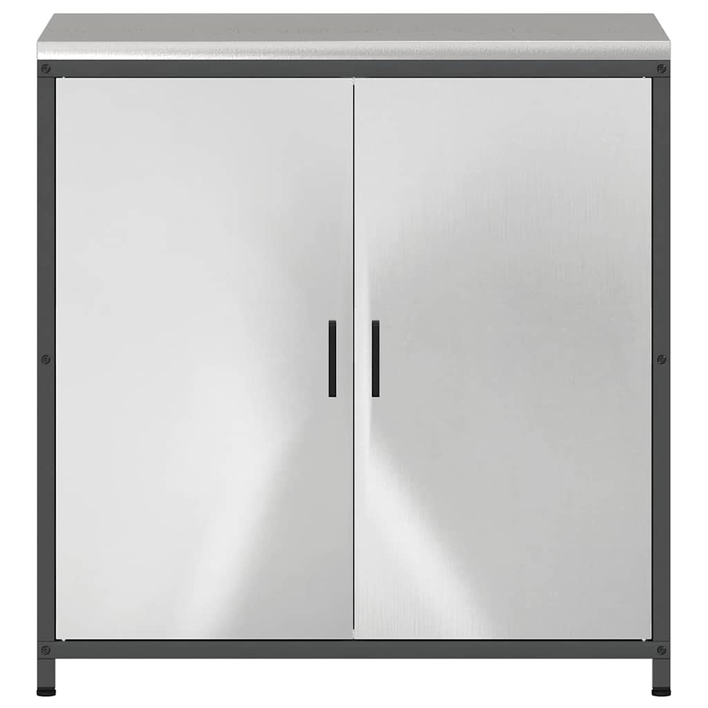 Kjøkkenoppbevaring HATTEM Sølv 90 x 50 x 92 cm Stål