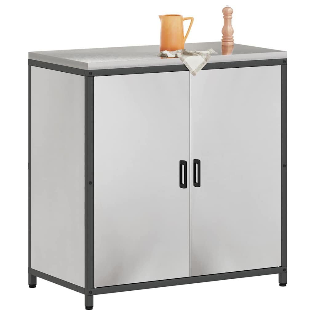 Kjøkkenoppbevaring HATTEM Sølv 90 x 50 x 92 cm Stål