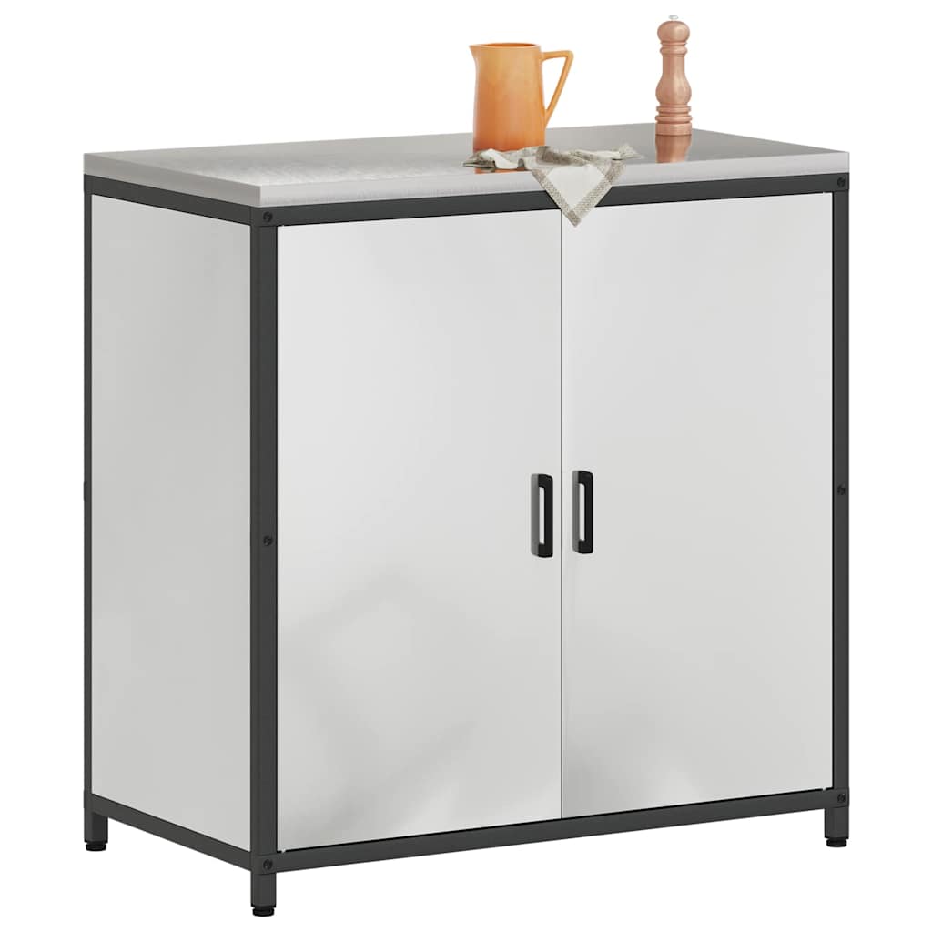 Kjøkkenoppbevaring HATTEM Sølv 90 x 50 x 92 cm Stål