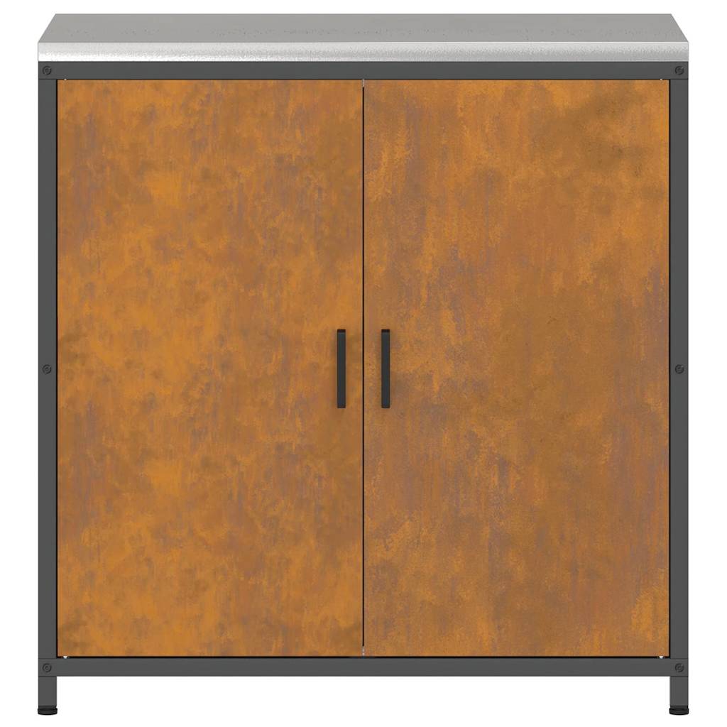 Kjøkkenoppbevaring HATTEM Rusten 90 x 50 x 92 cm Stål