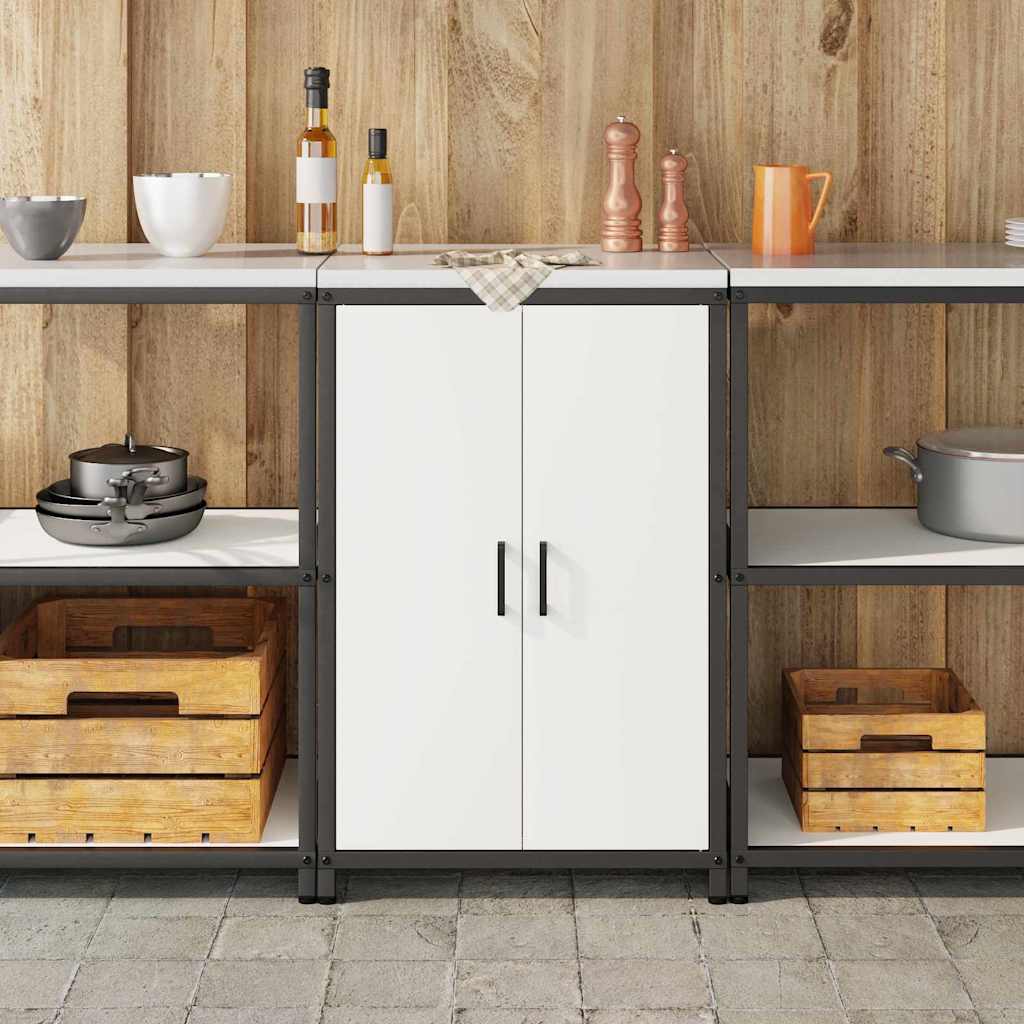 Kjøkkenoppbevaring HATTEM Hvit 60 x 50 x 92 cm Stål