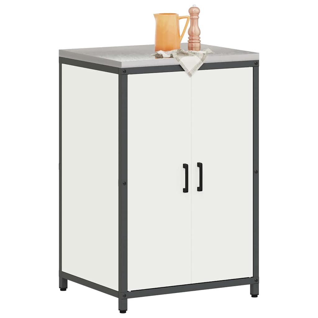 Kjøkkenoppbevaring HATTEM Hvit 60 x 50 x 92 cm Stål