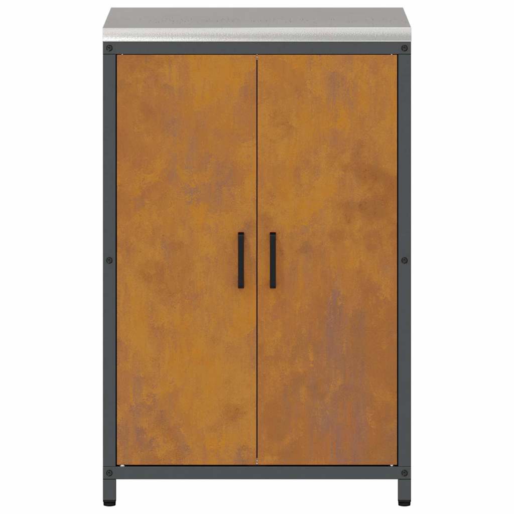 Kjøkkenoppbevaring HATTEM Rusten 60 x 50 x 92 cm Stål