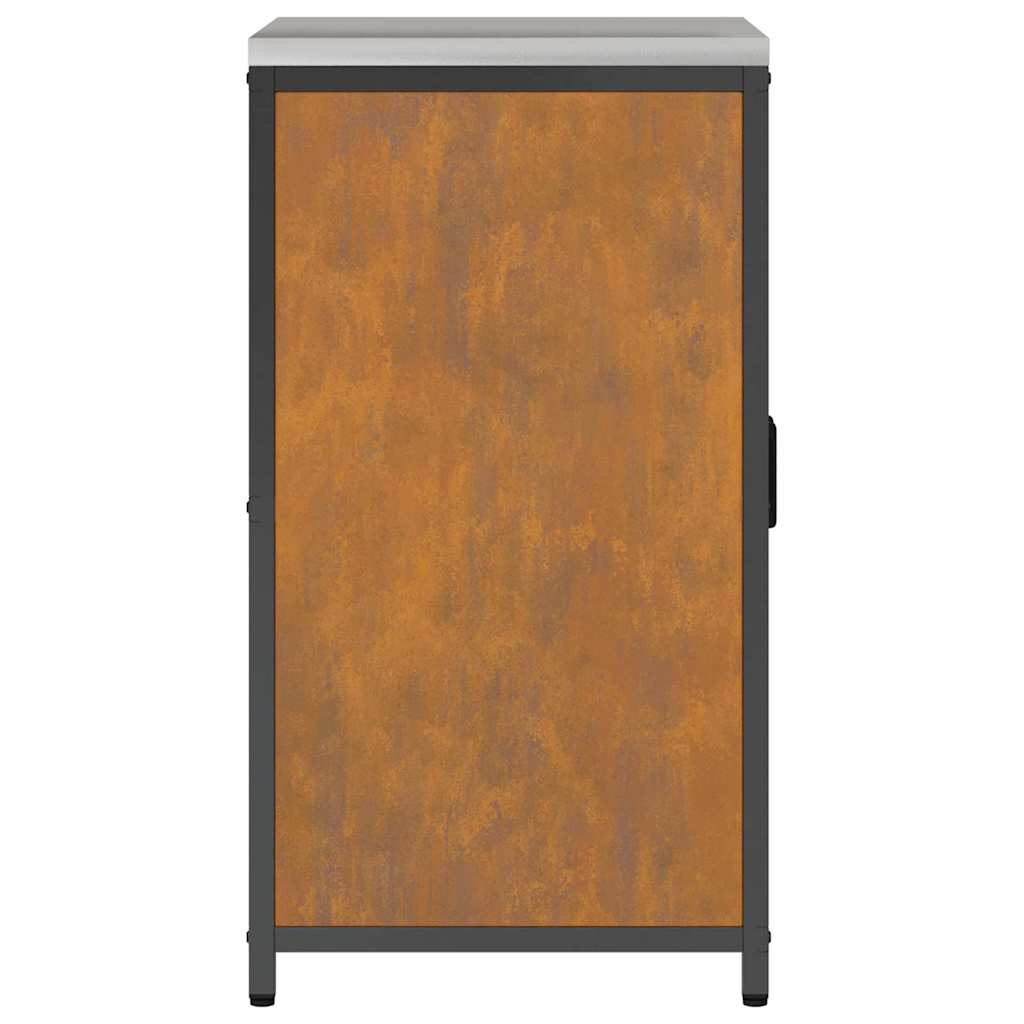 Kjøkkenoppbevaring HATTEM Rusten 60 x 50 x 92 cm Stål