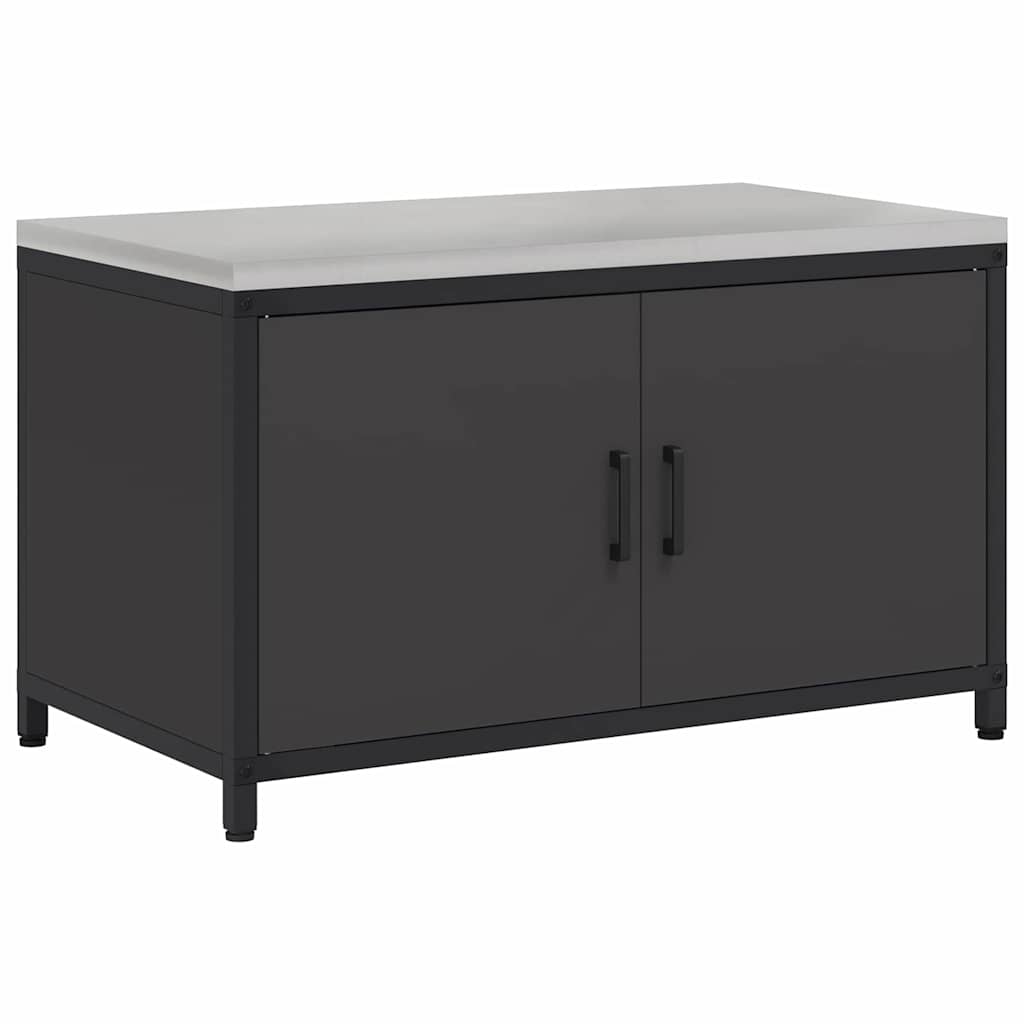 Kjøkkenoppbevaring HATTEM Svart 90 x 50 x 53 cm Stål