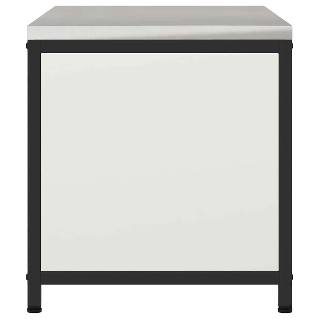Kjøkkenoppbevaring HATTEM Hvit 90 x 50 x 53 cm Stål