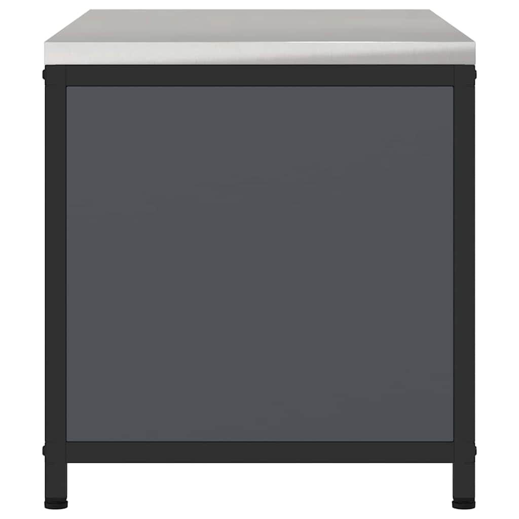 Kjøkkenoppbevaring HATTEM Antrasitt 90 x 50 x 53 cm Stål